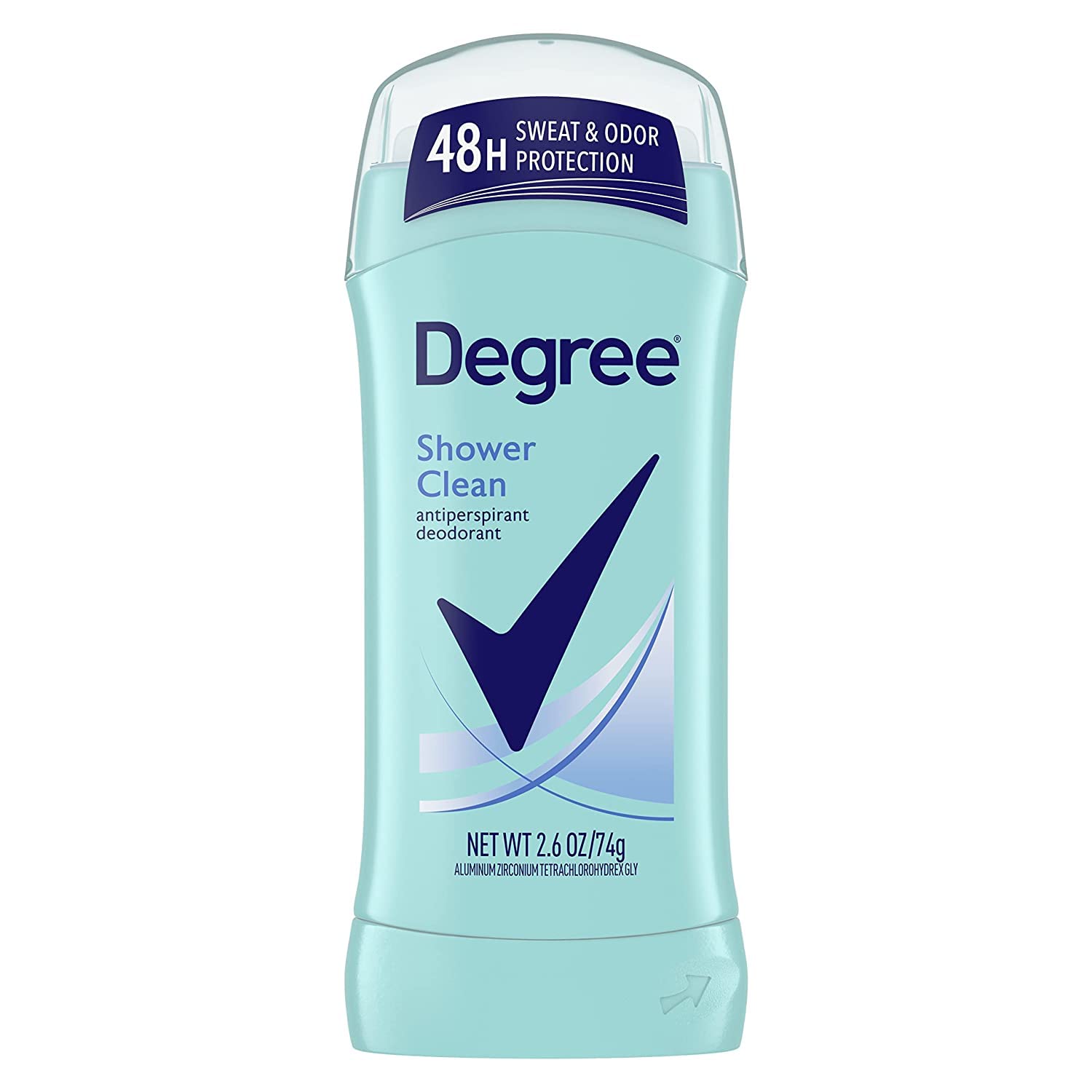 Degree Advanced Antiperspirant Deodorant Shower Clean, Pack of 6, 72-Hour Sweat & Odor Protection Antiperspirant for Women with MotionSense Technology 2.6 oz - Image 9
